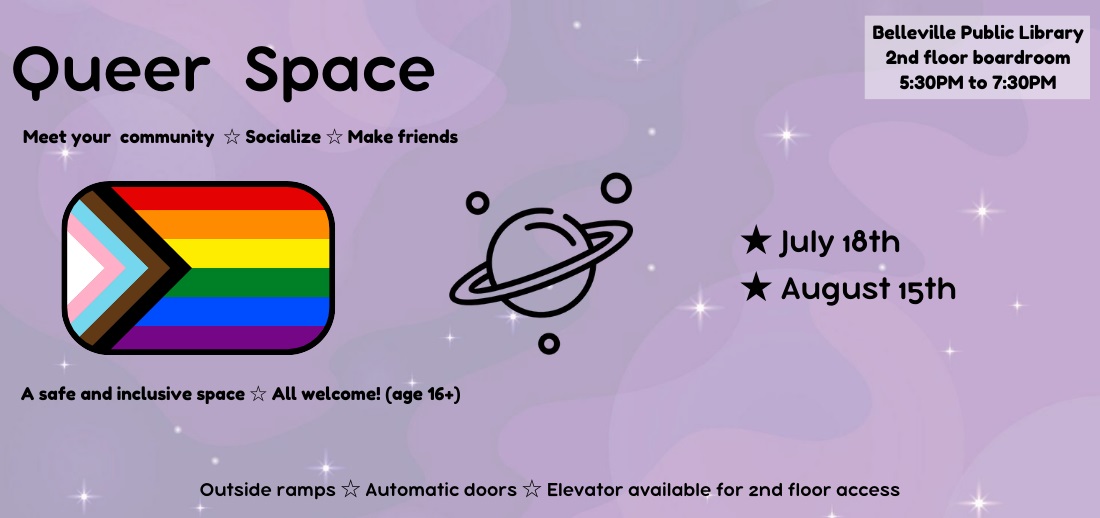 Queer Space at Belleville Public Library!